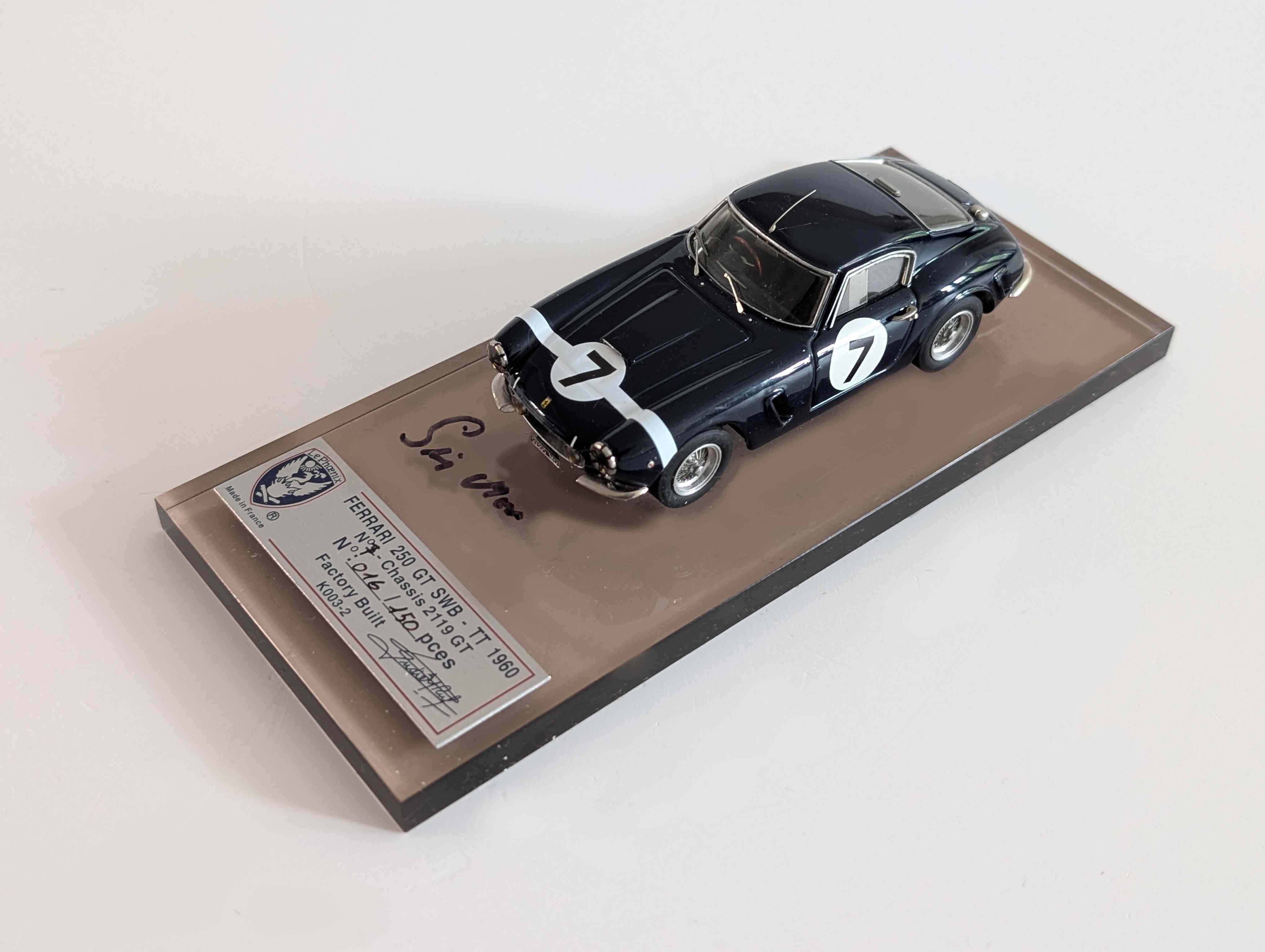 AM Ruf : Ferrari 250 SWB signed by S.Moss
